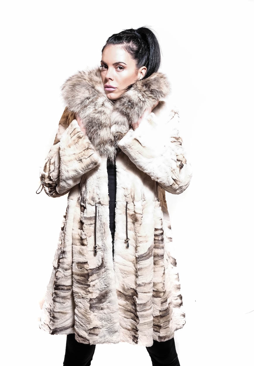 Iceberg Fox Fur Coat - Achillea Manoussi Furs